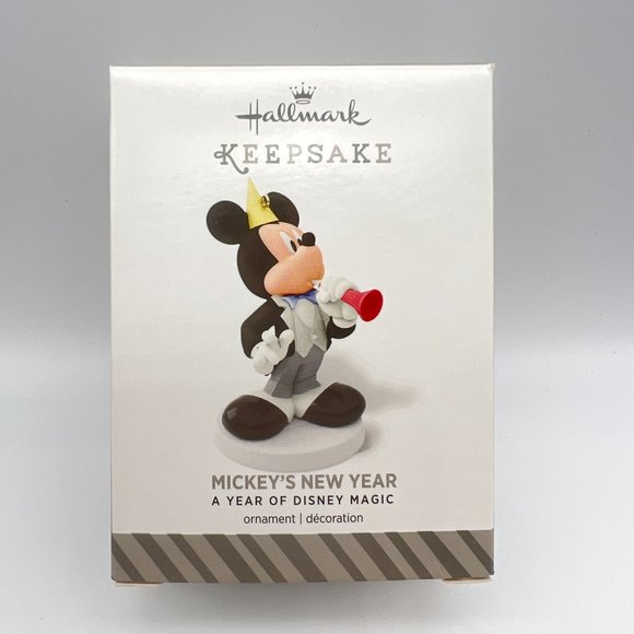 Hallmark MICKEY Ornament A Year Of Disney Magic Mickey's New Year NEW - Picture 2 of 8